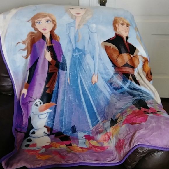 Disney Other Frozen Elsa Disney Fleece Throw Blanket 4x50 New
